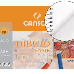 BLOC DIBUJO BASIK DIN A3 32.5X46 CM 20 HOJAS DE 150 GR/M2 - Imagen 1