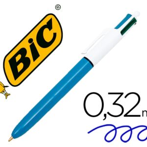 BOLIGRAFO BIC CUATRO COLORES - Imagen 1