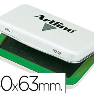 TAMPON ARTLINE Nº00 VERDE 40X63 MM - Imagen 1